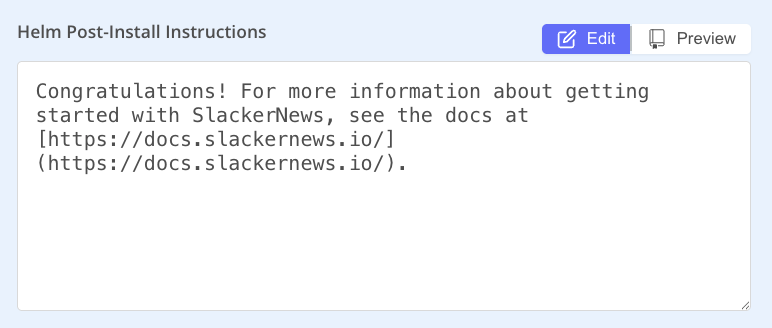 Enterprise Portal install instructions settings